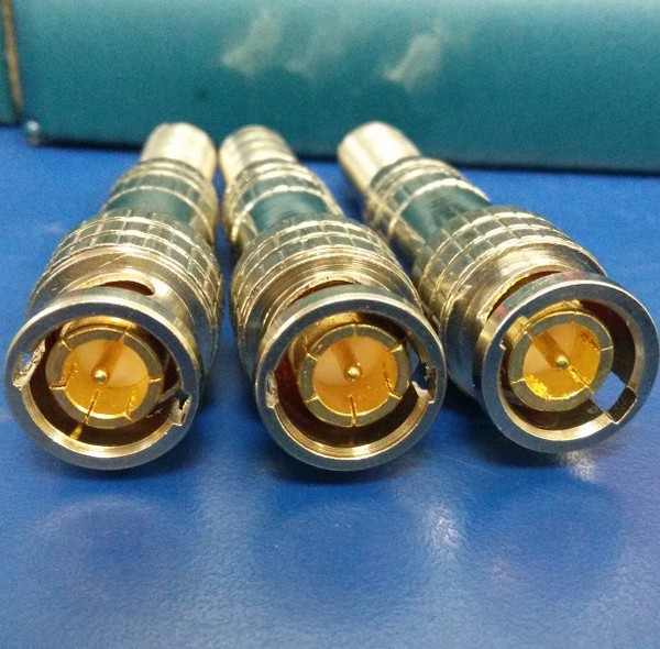 金佳耐美美式纯铜q9头75-5/-3免焊接口监控摄像机bnc接头免焊