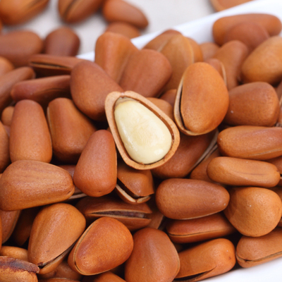 新货原味东北开口松子500g包邮 250克x2罐手剥红松子 坚果炒货零