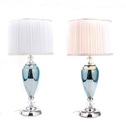 Современный минималистский моды кристалла лампы спальня ночники освещение гостиной романтическую ламп кристалл таблице регулируемой яркостью