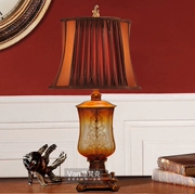 Ши санскрите американских логичной настольной лампы гостиной лампы спальня ночники ночник в европейском стиле ретро смолы