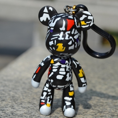 六一儿童节礼物创意正版暴力熊 momo熊popobe熊挂件公仔 3寸涂