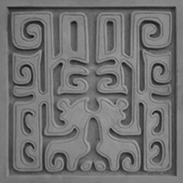 四合院 铺地砖雕秦龙纹 20cm秦龙纹qd192 中式仿古墙面装饰砖雕