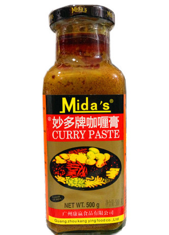 妙多牌咖喱膏350ml 纯正印度进口餐饮调味咖喱酱 授权广州产