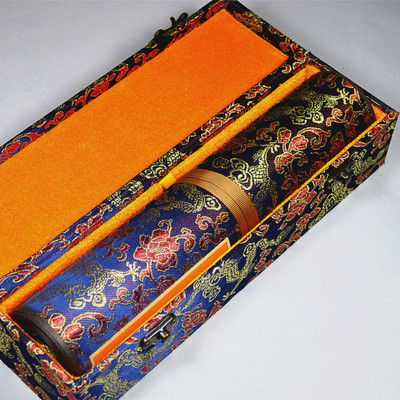 宣纸手卷泥金书法手卷手工精裱空白卷轴长卷40cm*500cm厂家直销