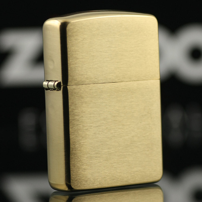 zippo打火机 正品 纯铜盔甲沙子168/纯铜拉丝盔甲168