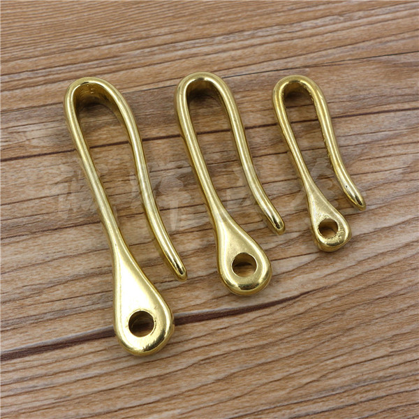 批发u型钩子财布钩子养牛黄铜纯铜钥匙扣u型钩u形钩钩扣皮具配饰