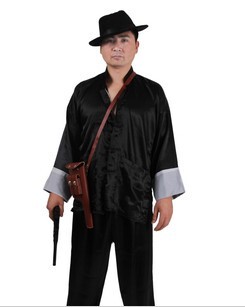 成人影视汉奸演出服装 二*狗子特务舞台服装 汉奸演出服装