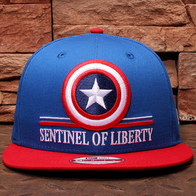 正品漫威美国队长棒球帽9fifty钢铁侠复仇者联盟mlb平沿帽子ny