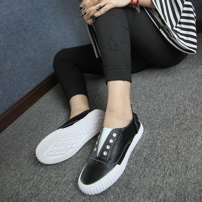 3738小码断码特价清仓 适合瘦脚低脚背 韩版平底套脚休闲女单鞋