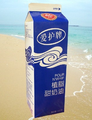 爱护植脂奶油 爱护甜奶油 爱护鲜奶油 爱护牌甜奶油 907g*12盒/箱