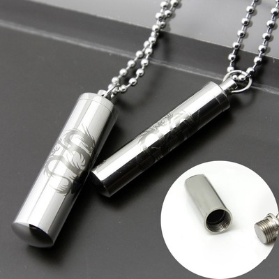 独家新款 超大空间龙形图可以装放东西液体纸条情书物品情侣项链