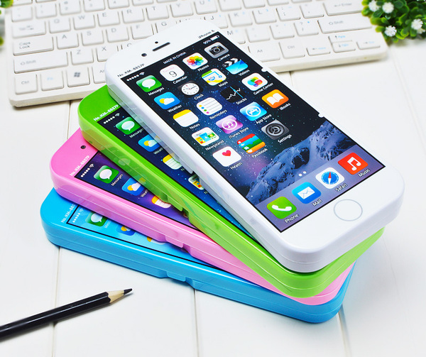 iphone苹果手机造型创意多功能笔盒学生文具盒男童儿童铅笔盒包邮