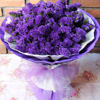 武汉同城鲜花速递 薰衣草 勿忘我 南湖花园鲜花店送花