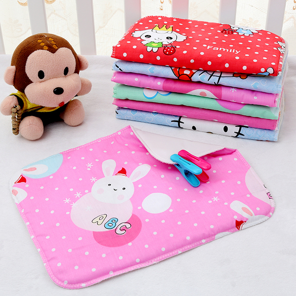 新生婴儿隔尿垫纯棉可洗透气小号宝宝尿不湿床垫防水尿布春夏秋冬