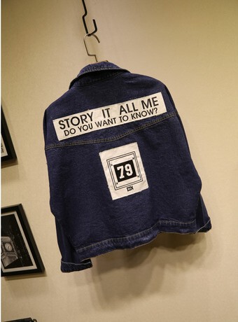 2016秋装长袖牛仔短外套女春季学生女百搭贴布夹克衫牛仔褂女韩版