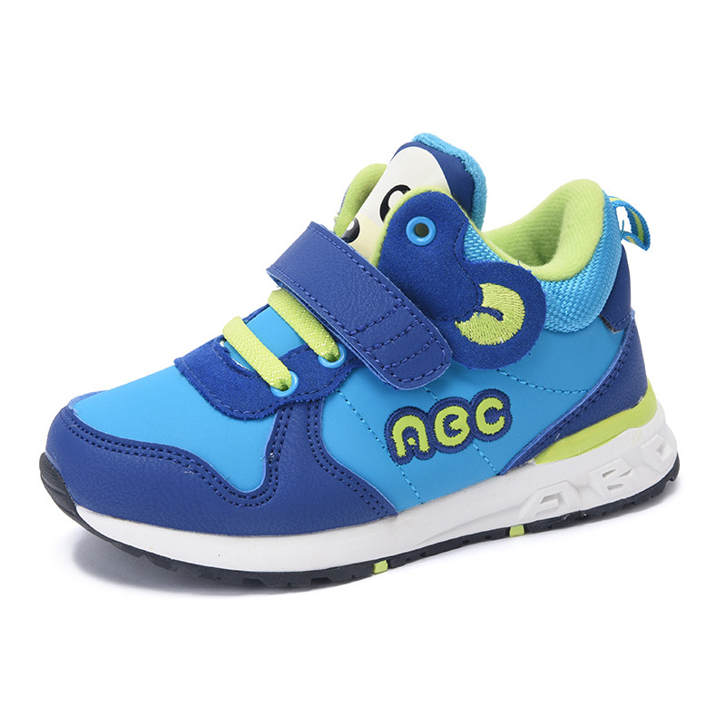abc男童鞋 2017冬季新款男童棉鞋学生跑步鞋小孩运动休闲鞋学生潮