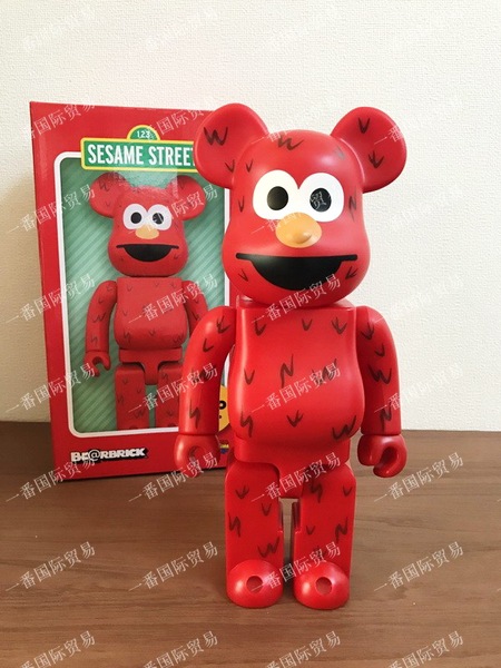 一番日本代购be@rbrick直邮芝麻街elmo艾摩 400�arbrick暴力熊