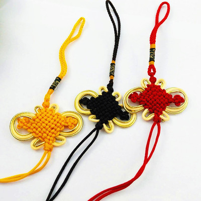 高档豪华8盘蝴蝶结 diy饰品配件/汽车挂件专用 精致玉线编织挂件