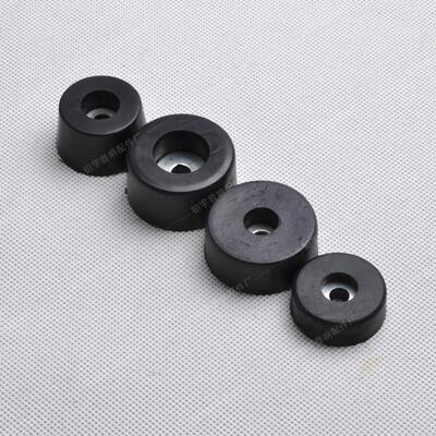 音响机箱垫脚 橡胶脚垫 家具音箱锥形增高橡胶机脚 减震防滑地脚