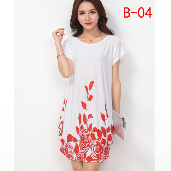 夏季女连衣裙批睡衣冰丝裙大码女装宽松胖mm孕妇装中长款连衣裙