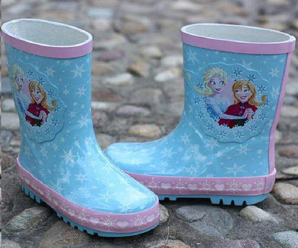 大童雨鞋橡胶防滑雨鞋公主水鞋女孩可爱雨靴亲子款女童胶鞋小孩鞋