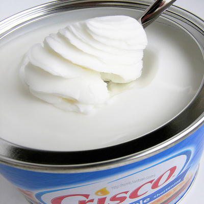 包邮美国进口crisco科瑞白油 固体起酥油1.36kg 烹饪烘焙煎炸原料