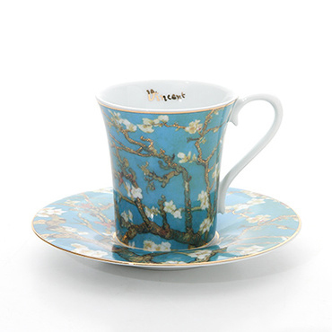 现货goebel 德国高宝 艺术家系列 梵高 盛开的杏仁花 杯碟组