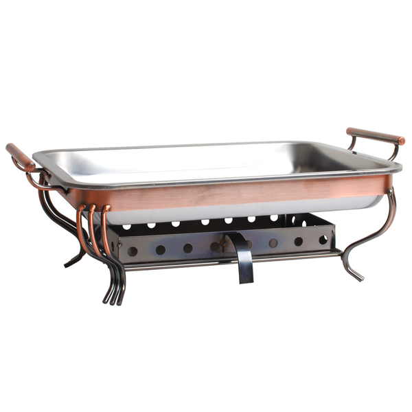 【天天特价】不锈钢加厚长方形抽取式诸葛烤鱼炉子木炭商用碳烤架