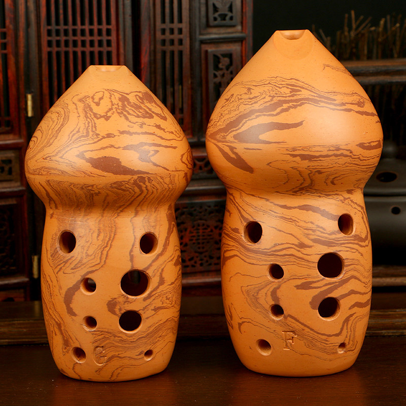 埙 十孔专业演奏七星陶埙 初学者入门10孔陶陨乐器勋 埙乐器初学_陶_