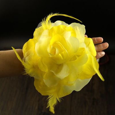 特大花 舞蹈演出道具 广场舞手花头花 儿童表演手腕花 超大 手腕