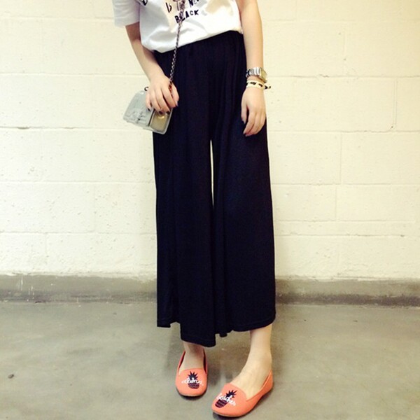 天天特价夏莫代尔大码宽松家居凉爽透气薄女舞蹈甩腿休闲裤阔腿裤