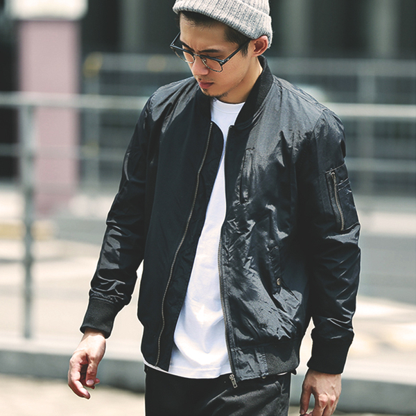 ma1空军男士夹克情侣外套 日系秋冬棉衣飞行员潮男夹克大码棒球服