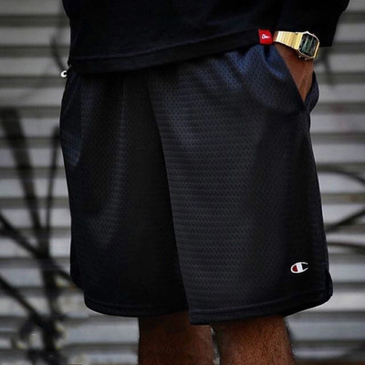包邮现货日单冠军champion pyrex 超柔滑会呼吸的网眼篮球短裤