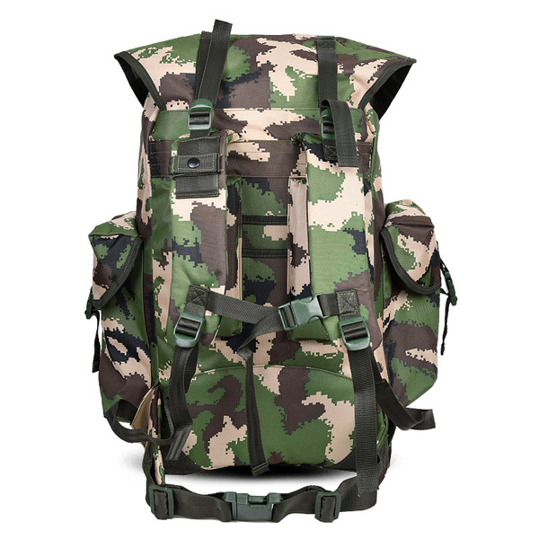 buraq07迷彩背囊携行具70升登山包户外战术双肩包单兵作训包