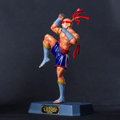 lol英雄联盟手办 大号至高之拳盲僧 李青瞎子模型摆件玩偶公仔