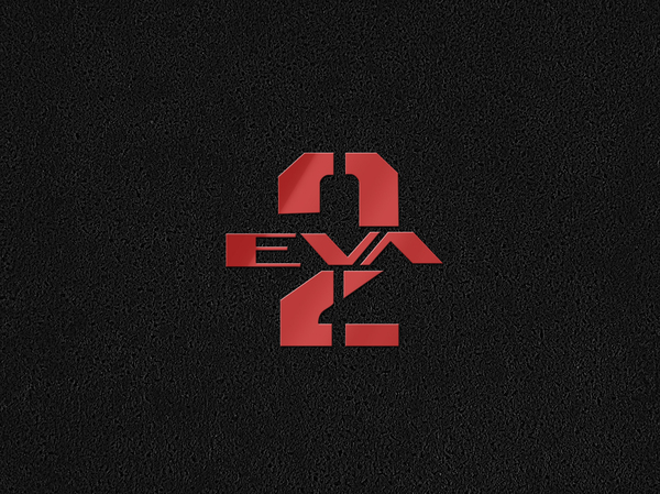 eva正品新世纪福音战士二号机手机金属贴电脑logo贴纸红色特价