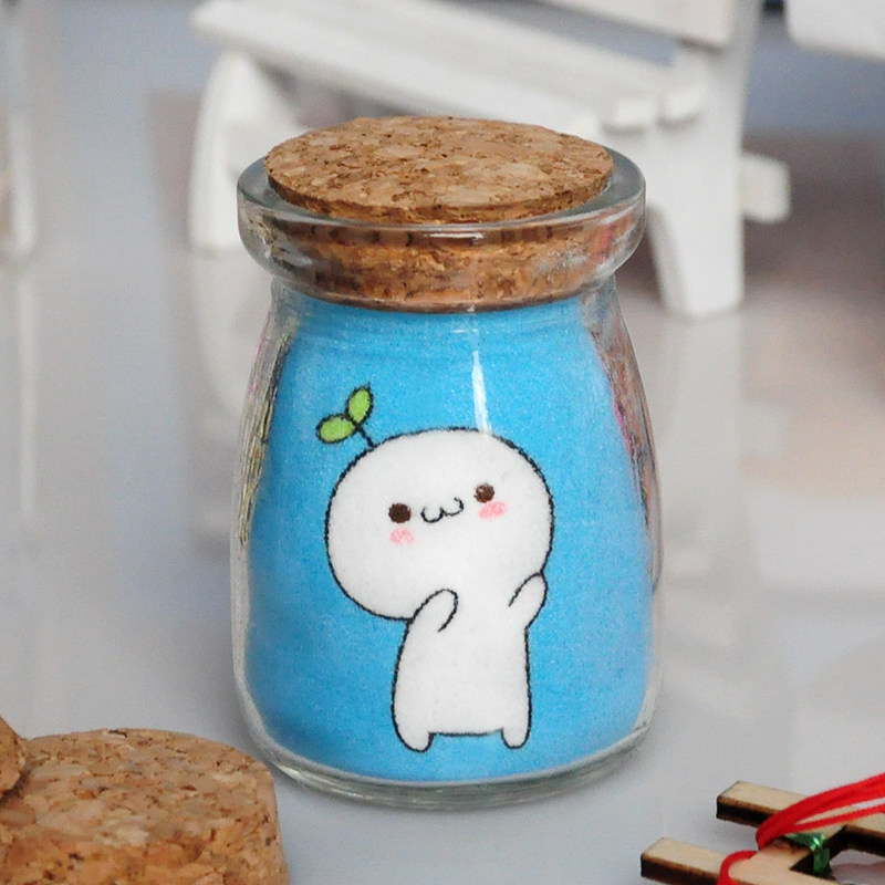 定制创意表情包沙瓶画送同学闺蜜女生生日礼物小礼品沙瓶画礼品