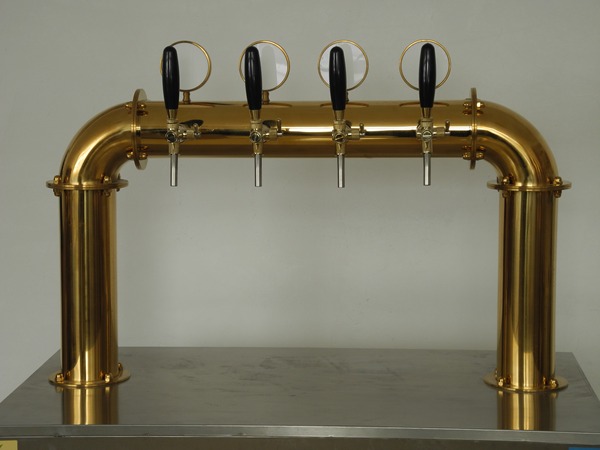 厂家直销扎啤机门型酒柱四头 六头,吧台式啤酒机扎啤机设备