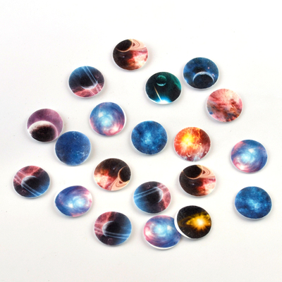 星空图案水晶棒棒糖糯米纸 可食用威化纸糯米纸 盒装 20枚随机