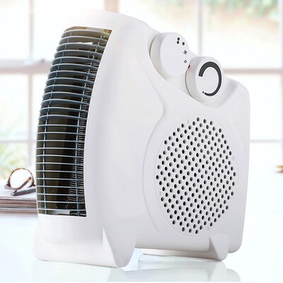 电暖风扇 塔式立式空调风扇塔形电风扇 迷你冷暖无叶风扇风机暖器