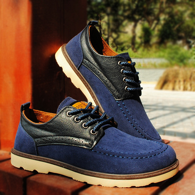 palyboy男鞋天行健鞋柜欧品坊班克骆爆米花红绶带男鞋英伦低帮鞋