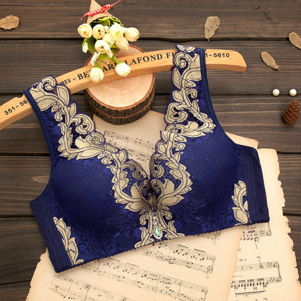 性感背心款式内衣无钢圈文胸聚拢加厚女小胸调整型收副乳薄款胸罩