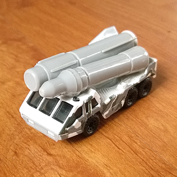 matchbox 火柴盒 mb145 导弹运输车 rocket transporter 雪地迷彩