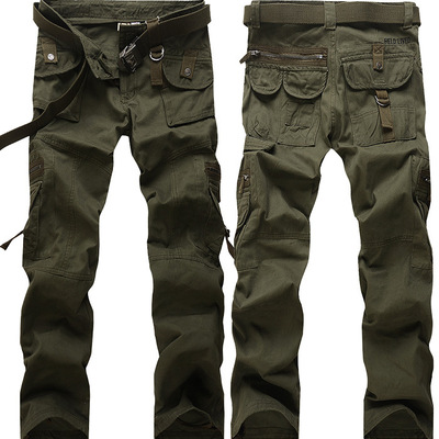 户外军裤男特种兵秋冬工装裤军迷战术裤军装直筒作训裤宽松077野