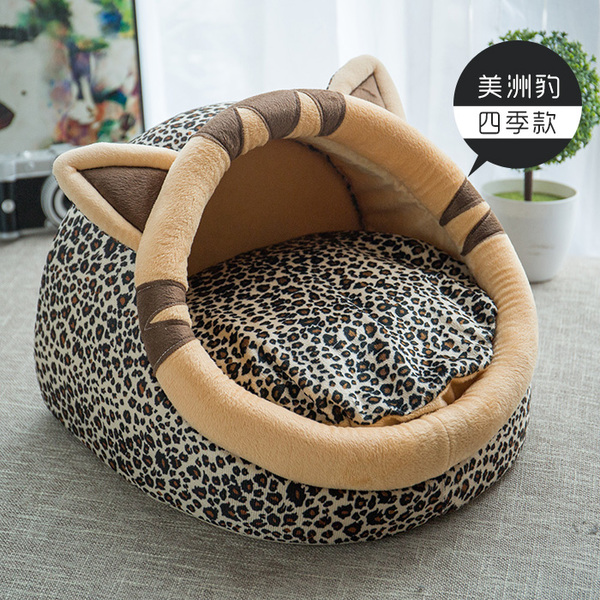 狗窝可拆洗夏天四季狗窝泰迪冬狗房子狗窝蒙古包宠物窝猫窝可拆洗
