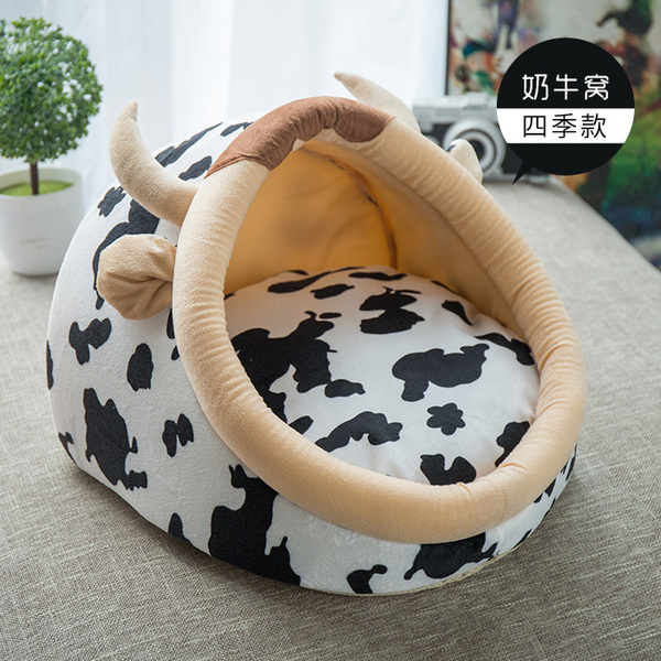 狗窝可拆洗夏天四季狗窝泰迪冬狗房子狗窝蒙古包宠物窝猫窝可拆洗