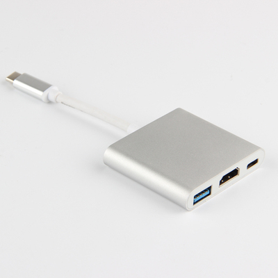 品先 小米笔记本air type-c转usb3.0 hdmi转换器线适配器转接器