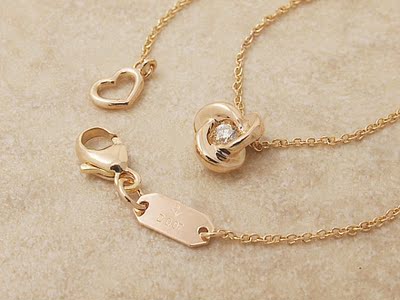 二手真品ponte vecchio佛罗伦萨18k玫瑰金钻石花朵吊坠项链2.7g