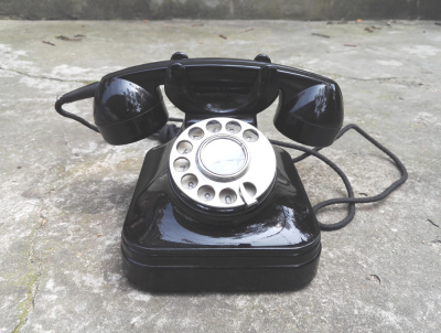 老式胶木转盘拨盘电话机老物件古董收藏怀旧摆设道具陈列老上海