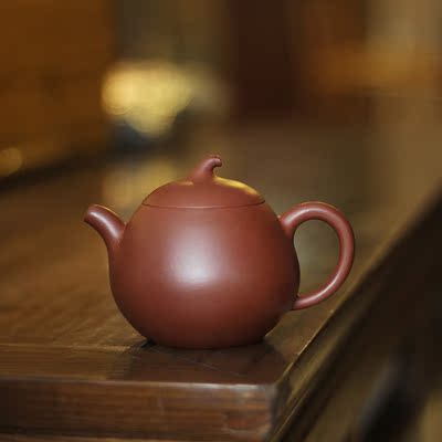 一壶江南 宜兴名家紫砂茶壶 蒋超壶艺 原矿底槽清 茄瓜壶